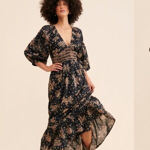 Free People Golden hour Maxi Dress